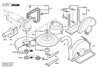 Bosch 0 601 752 020 Gws 230 Angle Grinder 230 V / Eu Spare Parts